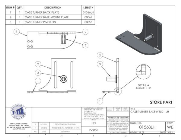 A drawing of the back side of a laptop.