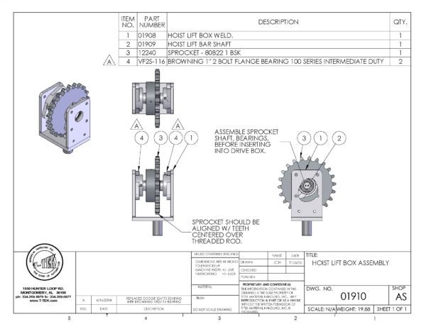 A drawing of an electric motor with the electrical components.