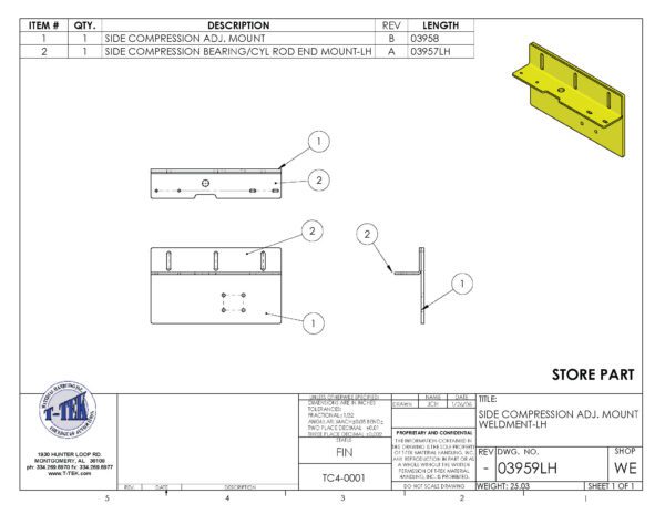 A drawing of the front and back sections of a bench.