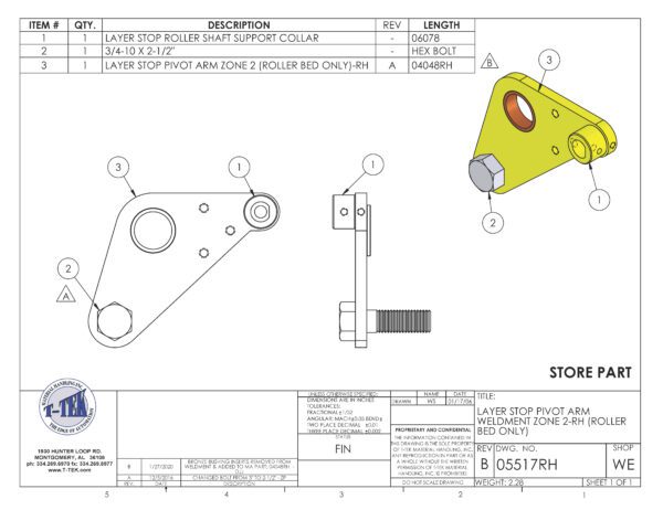 A drawing of the parts for a car.