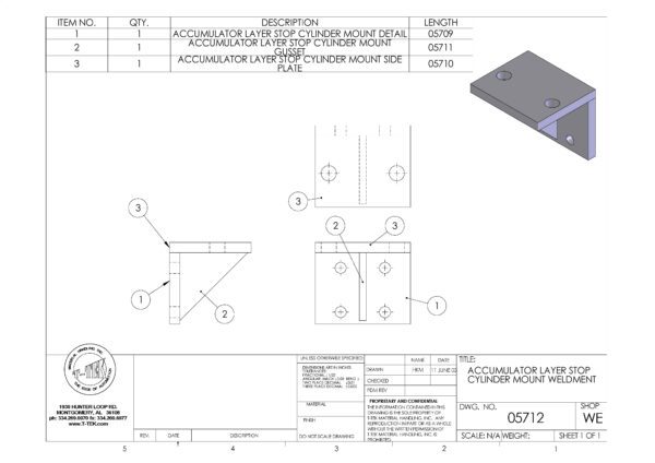 A drawing of the top part of a building.