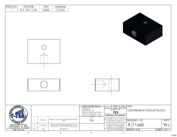 A drawing of the back side of an object.