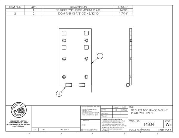 A drawing of the back side of a building.