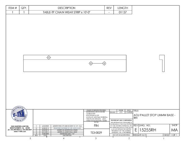 A drawing of the back side of a piece of paper.