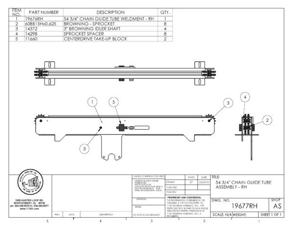 A drawing of the back side of a piece of machinery.