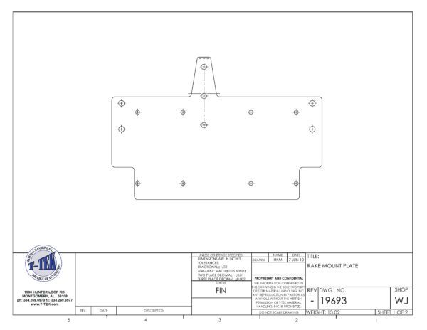 A drawing of the front end of a car.