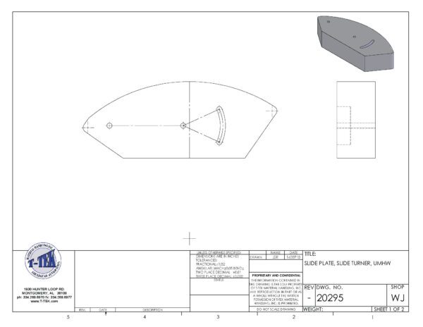 A drawing of the side of a boat.