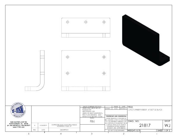 A drawing of the side of a building.