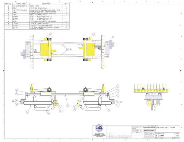 A drawing of the front and back of a vehicle.