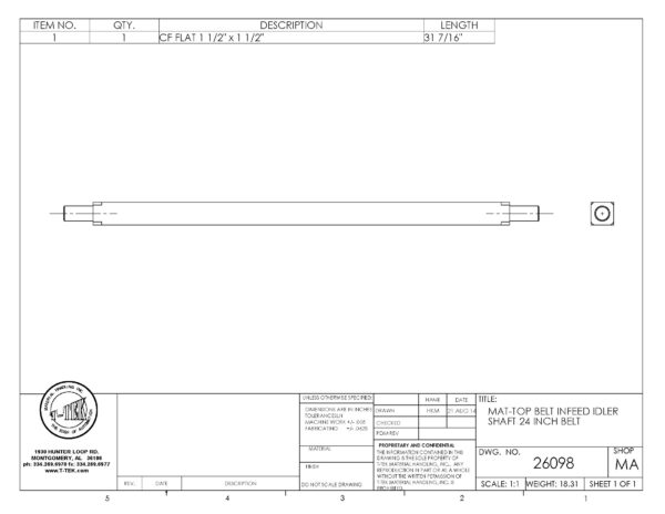 A drawing of the side of a light fixture.