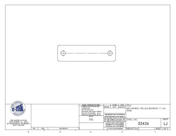 A drawing of the back side of a laptop.