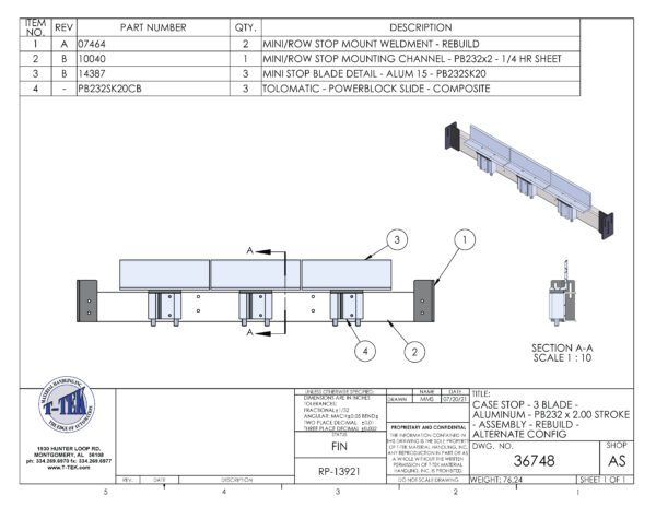 A drawing of the front end of an airplane.